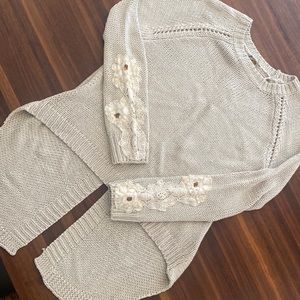 Aratta Silent Journey split back sweater - very unique